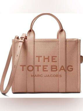 Marc Jacobs Leather Tote in Blush Peach